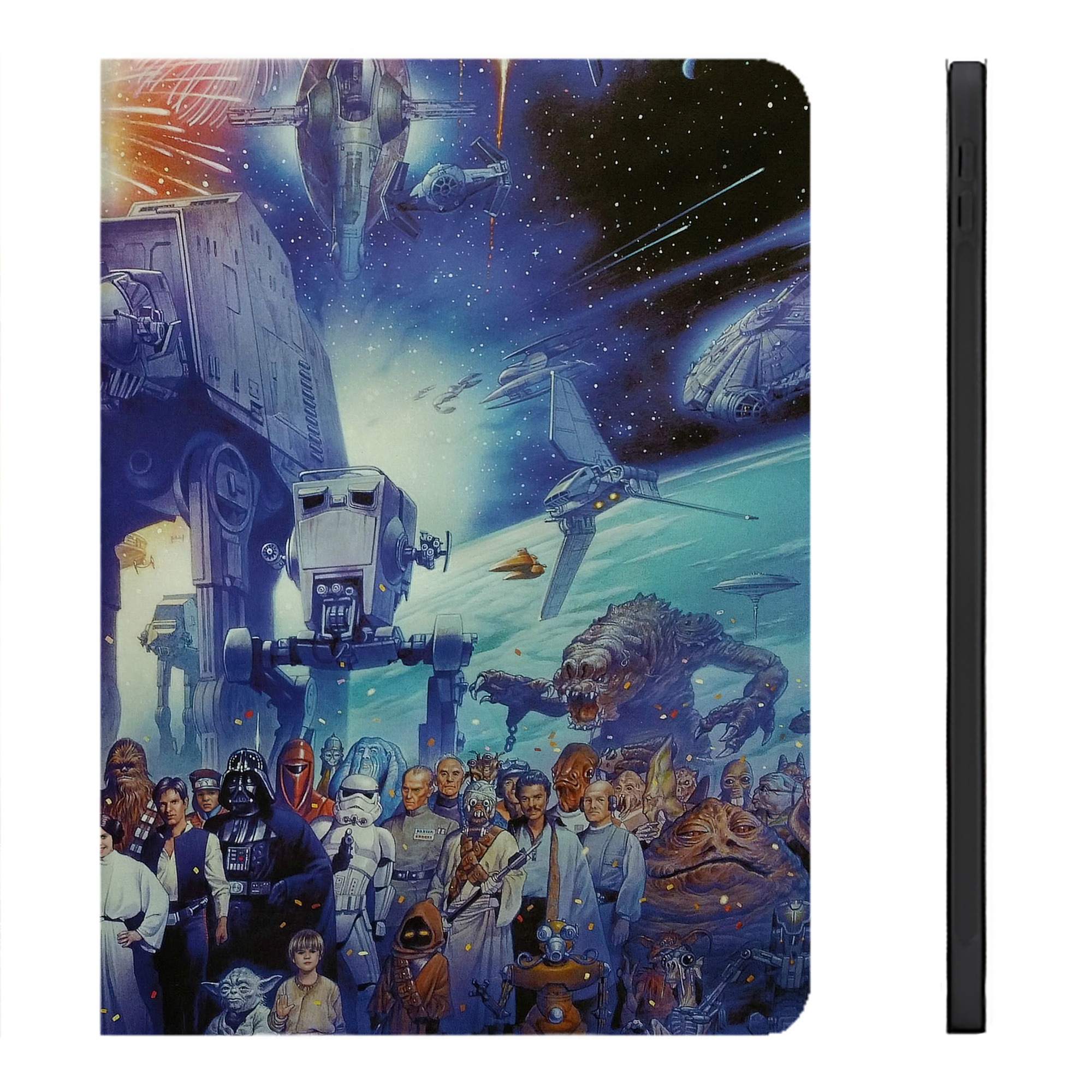 （画像用） スター・ウォーズ Star Wars IPadケース ペンホルダー付き ブックスタイルデザイン